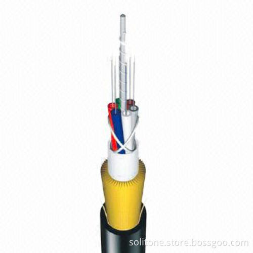 Fiber-optic Cable for Outdoor Use, Applicable to Direct Burial/Aerial Installation